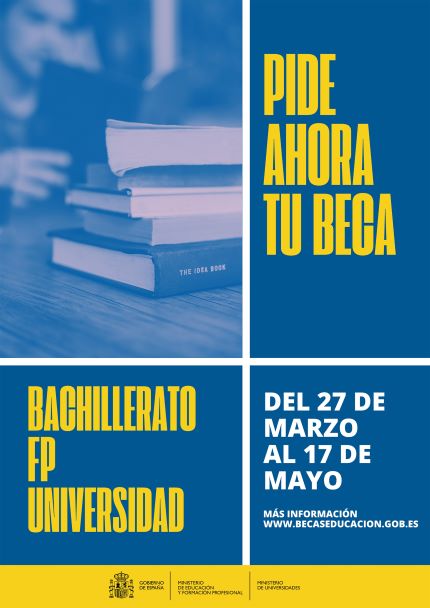 Imagen de la noticia: Becas del Ministerio para el curso 2023-2024 (Bachillerato, FP, Universidad)