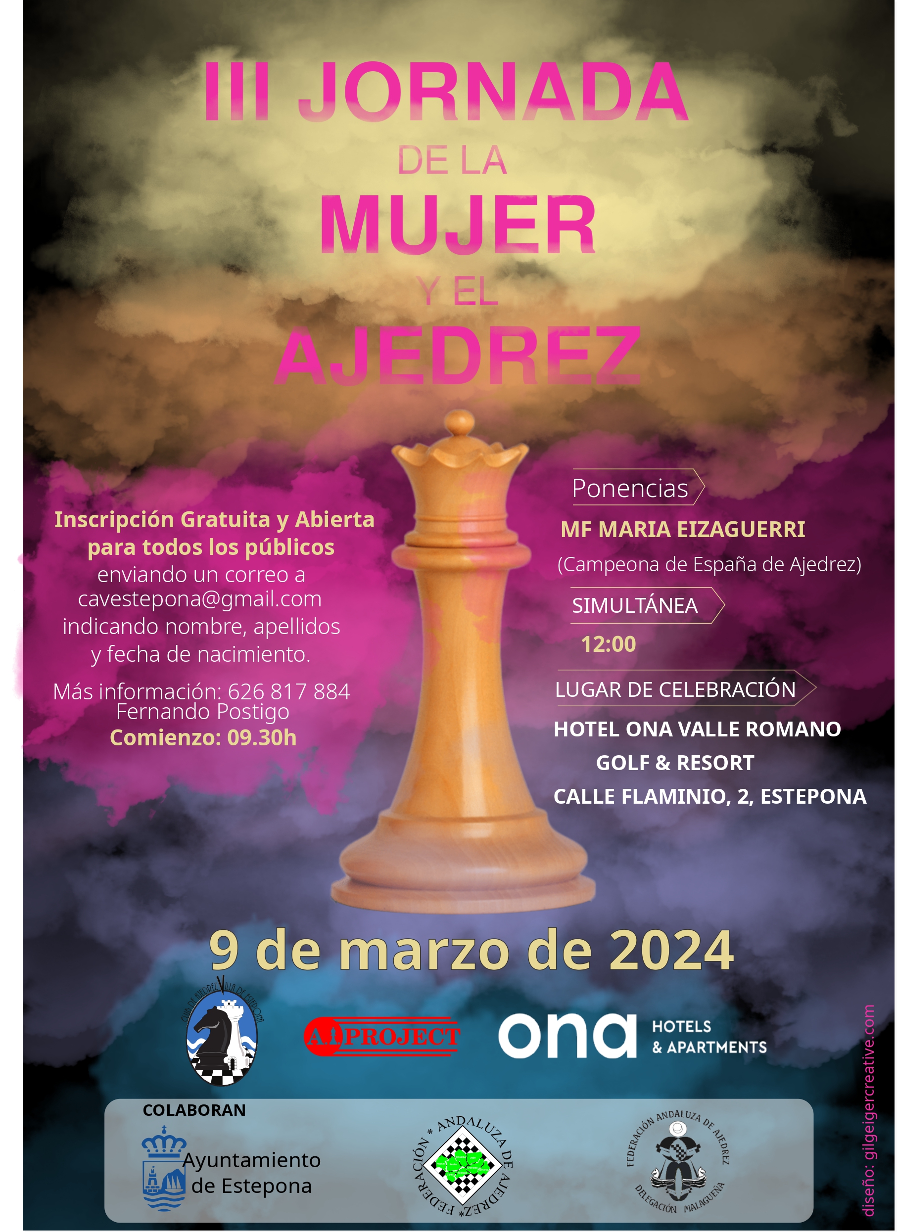 Imagen de la noticia: III Jornada de la mujer y el ajedrez [Actualizado]
