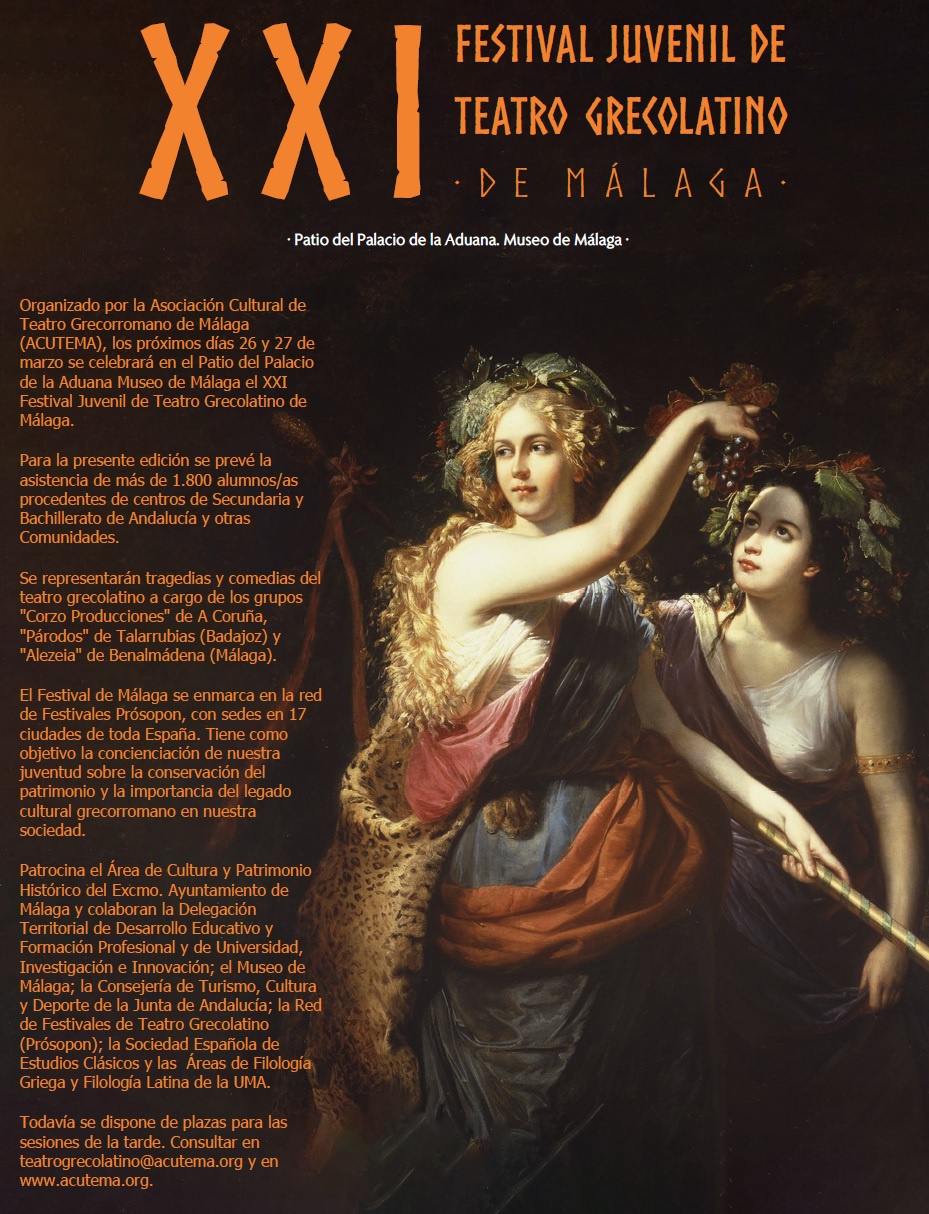 Imagen de la noticia: XXI Festival de Teatro Grecolatino de Málaga [Actualizado]