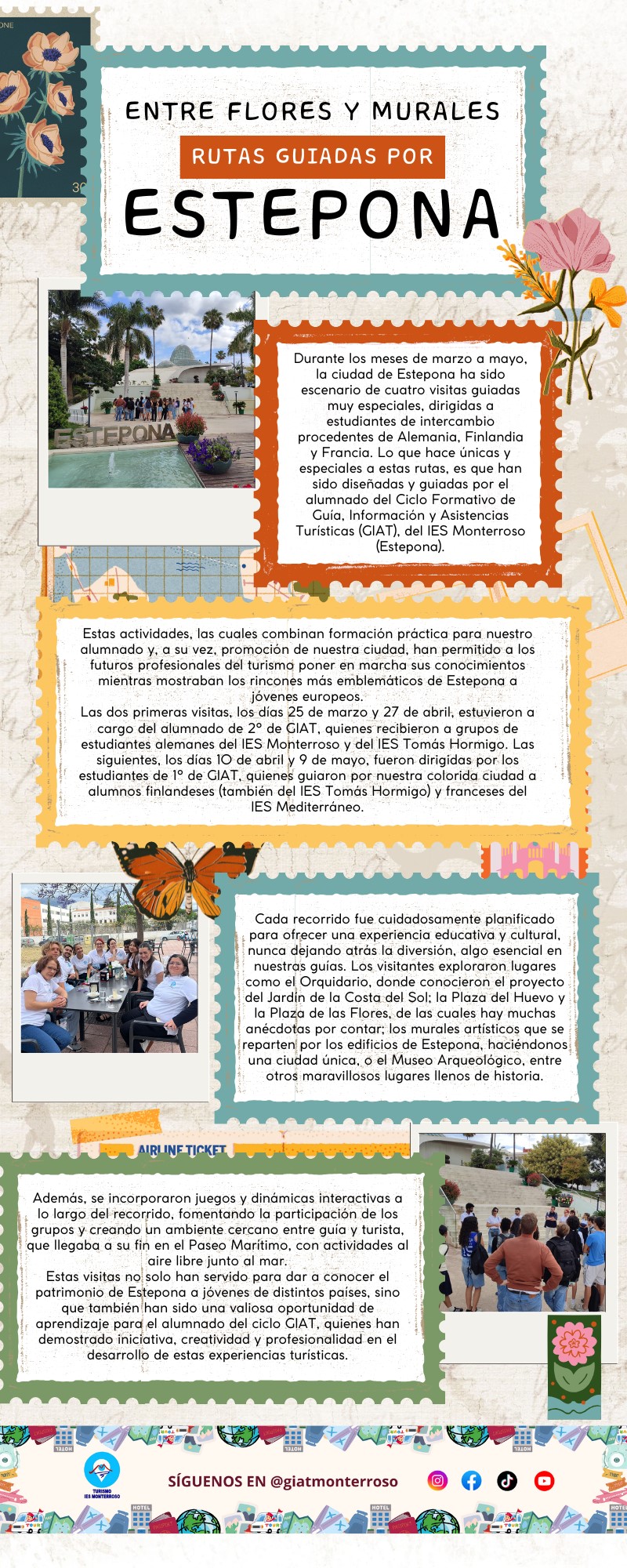 Imagen de la noticia: Visitas guiadas con estudiantes de intercambio en institutos de Estepona [Actualizado]