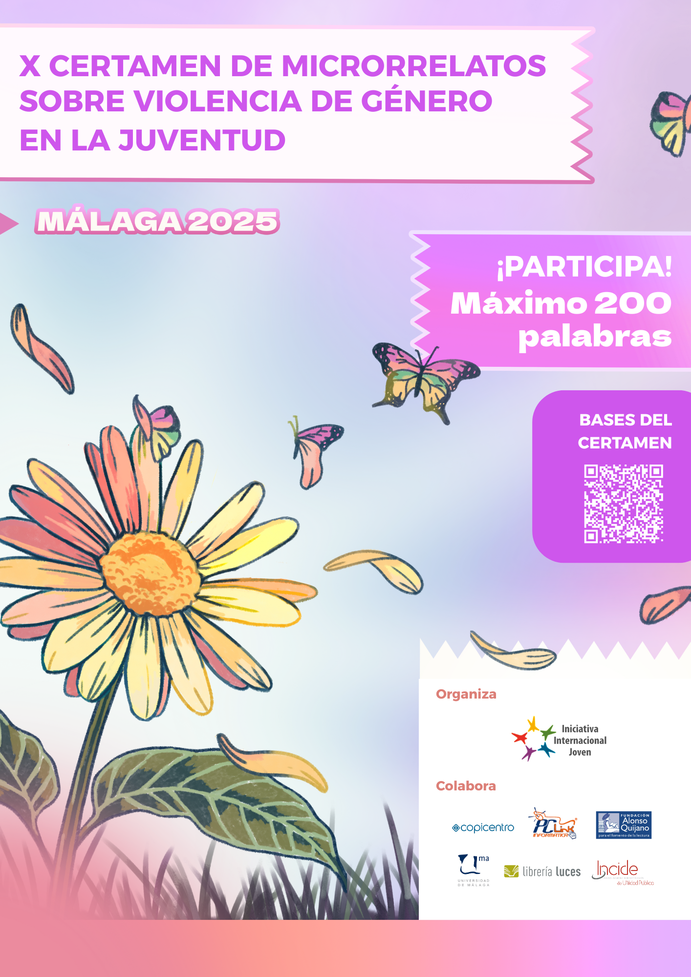 Imagen de la noticia: X Certamen de Microrrelatos sobre Violencia de Género en la Juventud - Málaga 2025 [Actualizado]